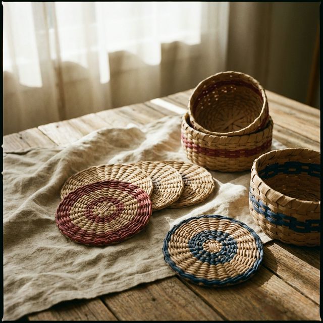 クラフトバンド・コースター