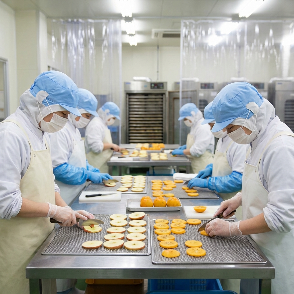 屋内作業の様子